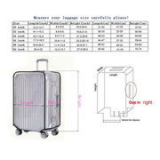 HiBag.Full Transparent Luggage Protector Cover Thicken